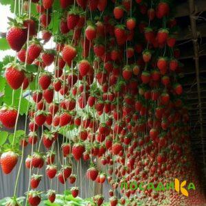 Клубника ампельная Анастасия купить по цене от 370р. в интернет-магазине «Посадика» с доставкой почтой в в Бийске и по всей России – [изображение №1].