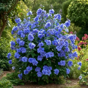 Гибискус Сансет Блоссом купить по цене от 248р. в интернет-магазине «Посадика» с доставкой почтой в в Бийске и по всей России – [изображение №1].