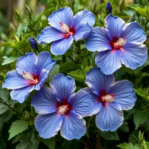 Гибискус садовый Блуминг Квин купить по цене от 259р. в интернет-магазине «Посадика» с доставкой почтой в в Бийске и по всей России – [изображение №1].