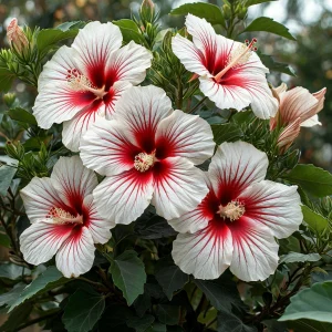 Гибискус Рэд Элеганс купить по цене от 380р. в интернет-магазине «Посадика» с доставкой почтой в в Бийске и по всей России – [изображение №1].