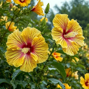 Гибискус Свит Соната купить по цене от 249р. в интернет-магазине «Посадика» с доставкой почтой в в Бийске и по всей России – [изображение №1].